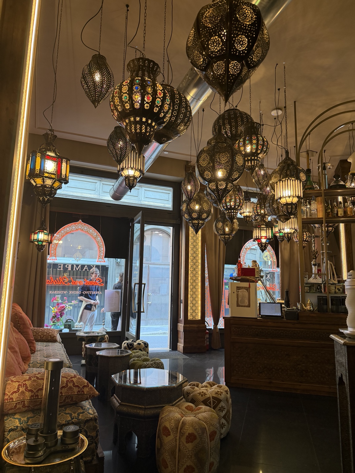 Shisha Milano ingresso Kampe