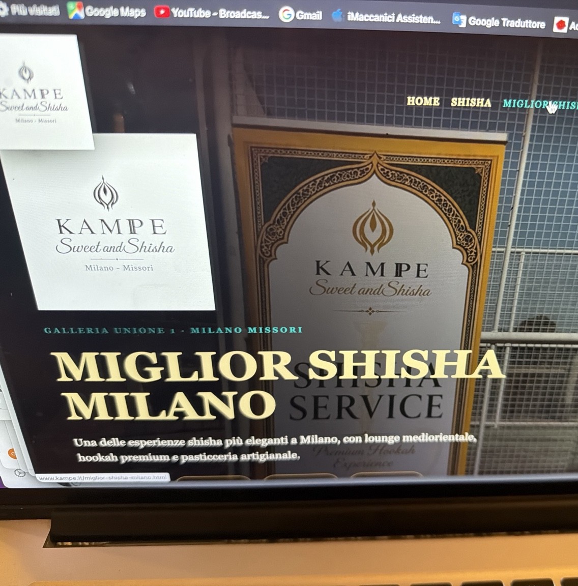 Shisha Service Milano Kampe